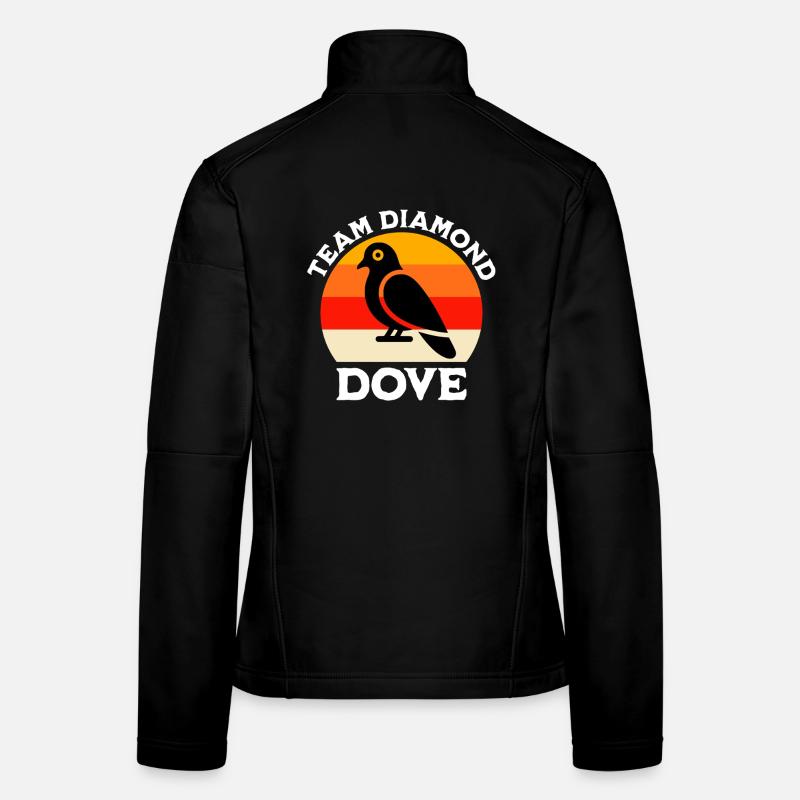 Équipe Diamond Pigeon Veste en tissu softshell Femme