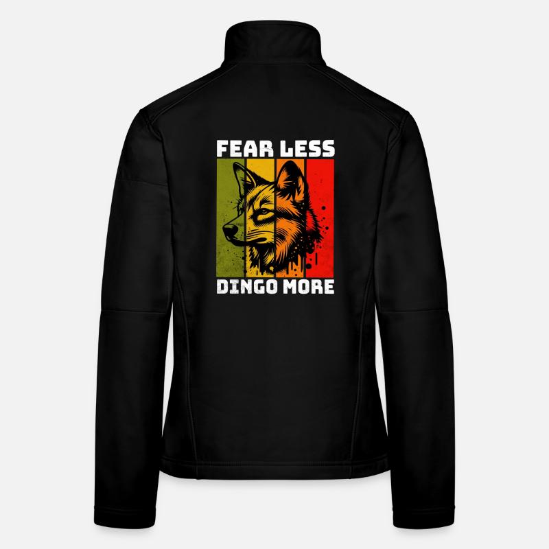 Dingo Australian Wild Dog Women's Softshell Jacket