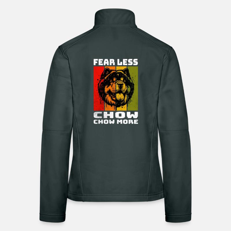Chow Chow Chowchow Veste en tissu softshell Femme
