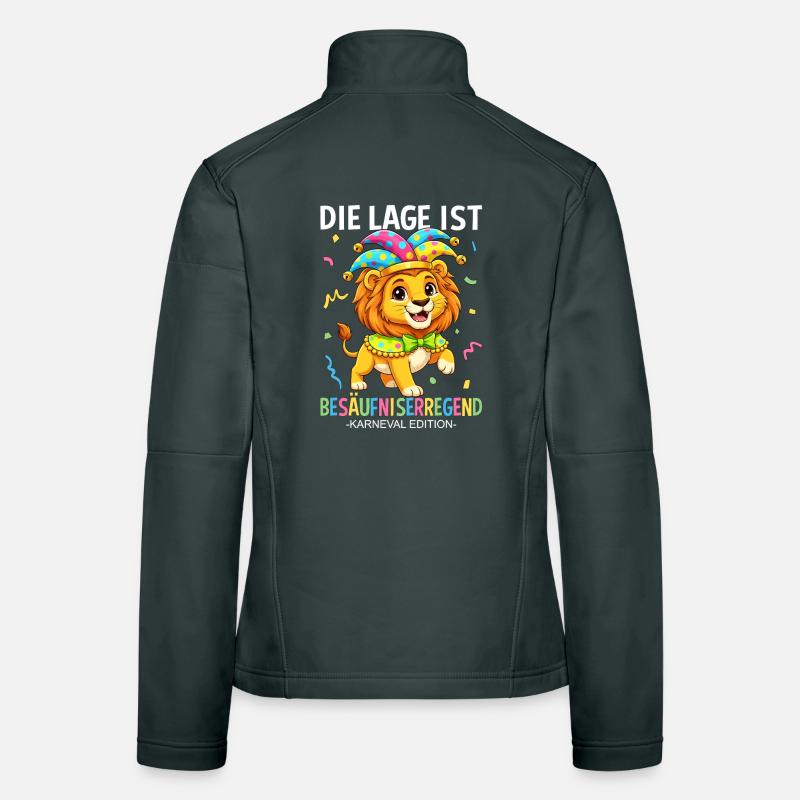 Die Lage Ist Besäufniserregend Karneval Löwe Frauen Softshelljacke