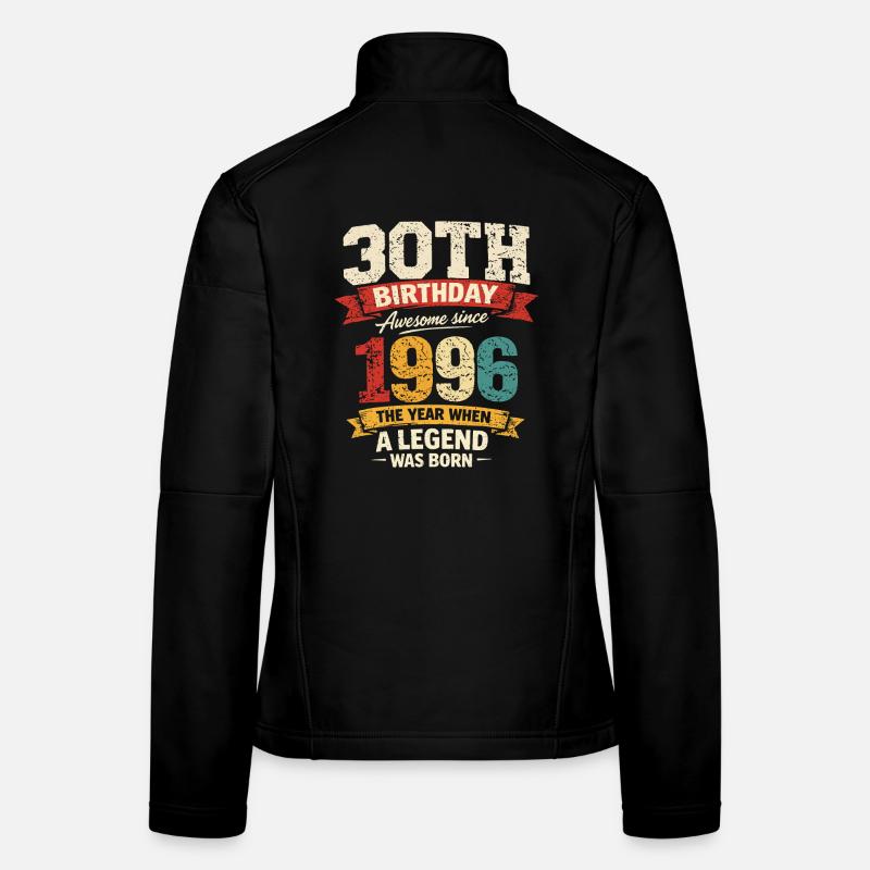 30 Years Anniversary Legend 1996 - Vintage - Women's Softshell Jacket - black