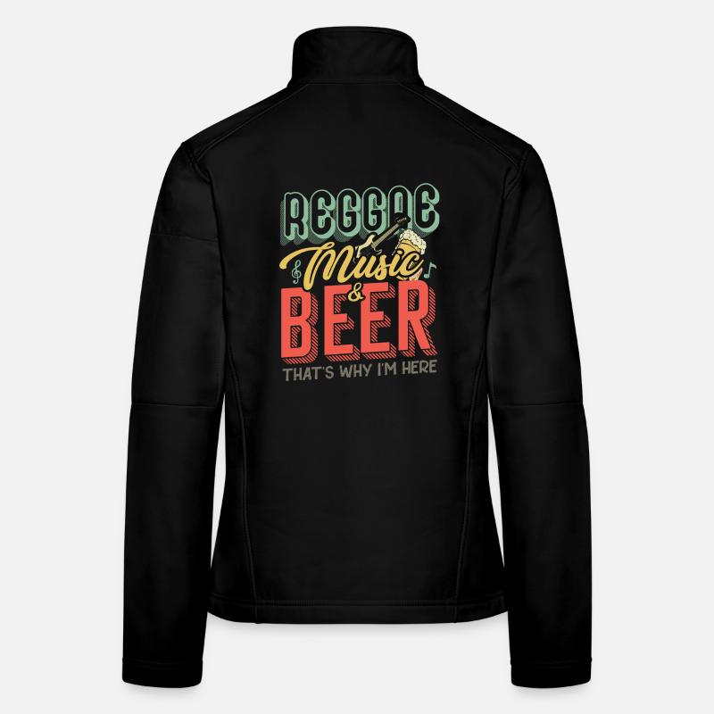 Reggae Music & Beer | Beer & Vibes Women's Softshell Jacket