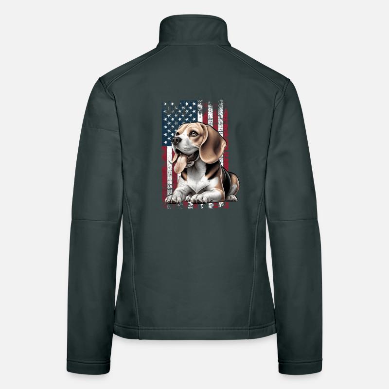 Beagle US Beagle Veste en tissu softshell Femme