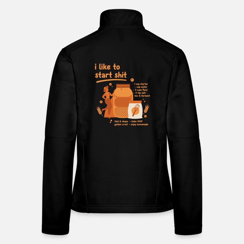 Sauerteigbrot Backbäcker Sauerteigstarter Frauen Softshelljacke