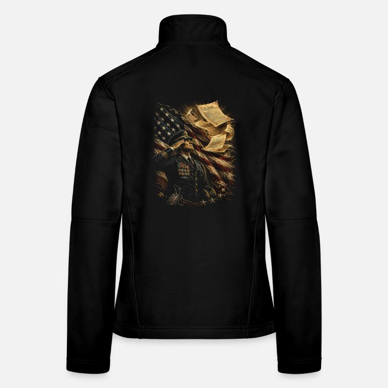 Veterans Day for Democrats Women's Softshell Jacket