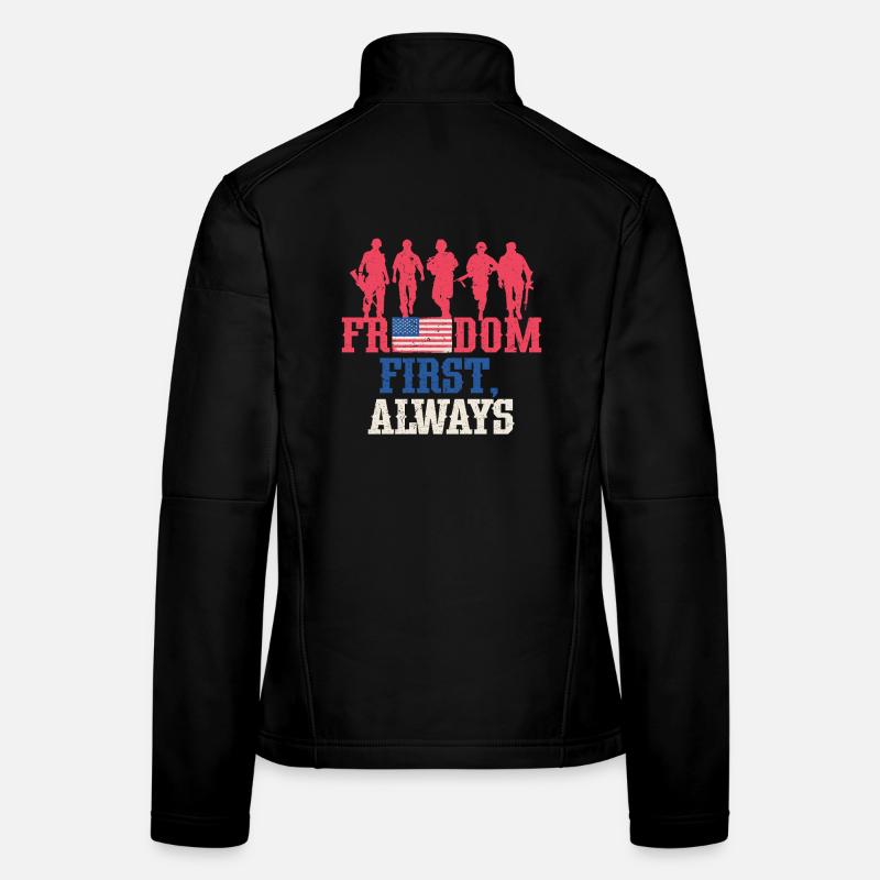 Veterans Day for Republicans Women's Softshell Jacket