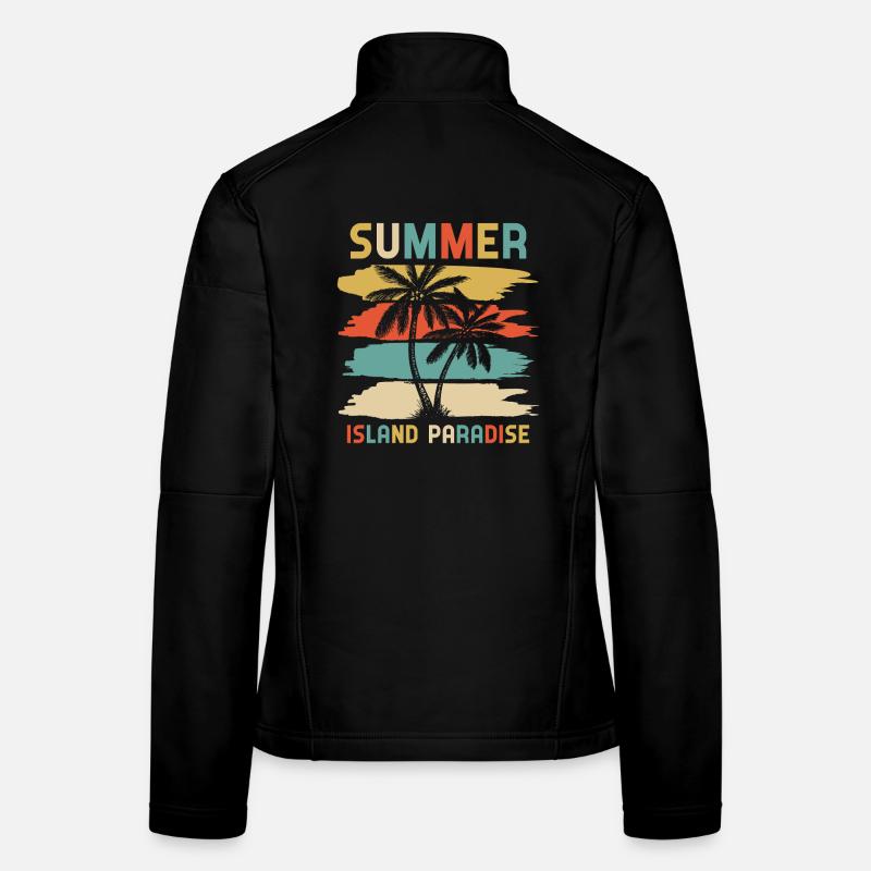 Summer Island Paradise Reisefieber Frauen Softshelljacke