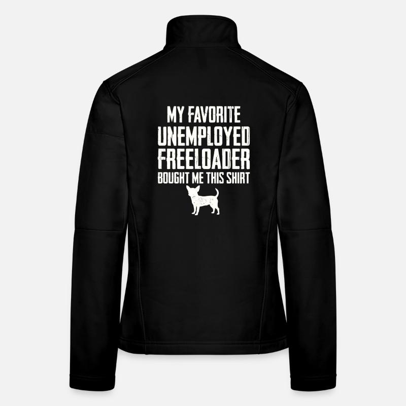 Lustiger Chihuahua-Schmarotzer Frauen Softshelljacke
