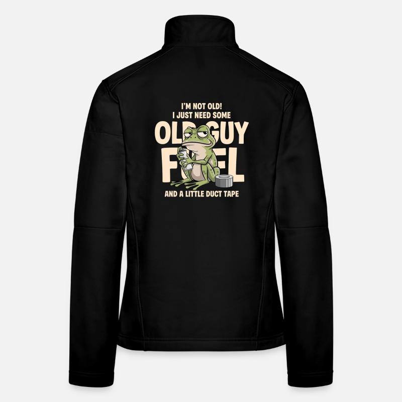 Old Guy Fuel Frog Women's Softshell Jacket