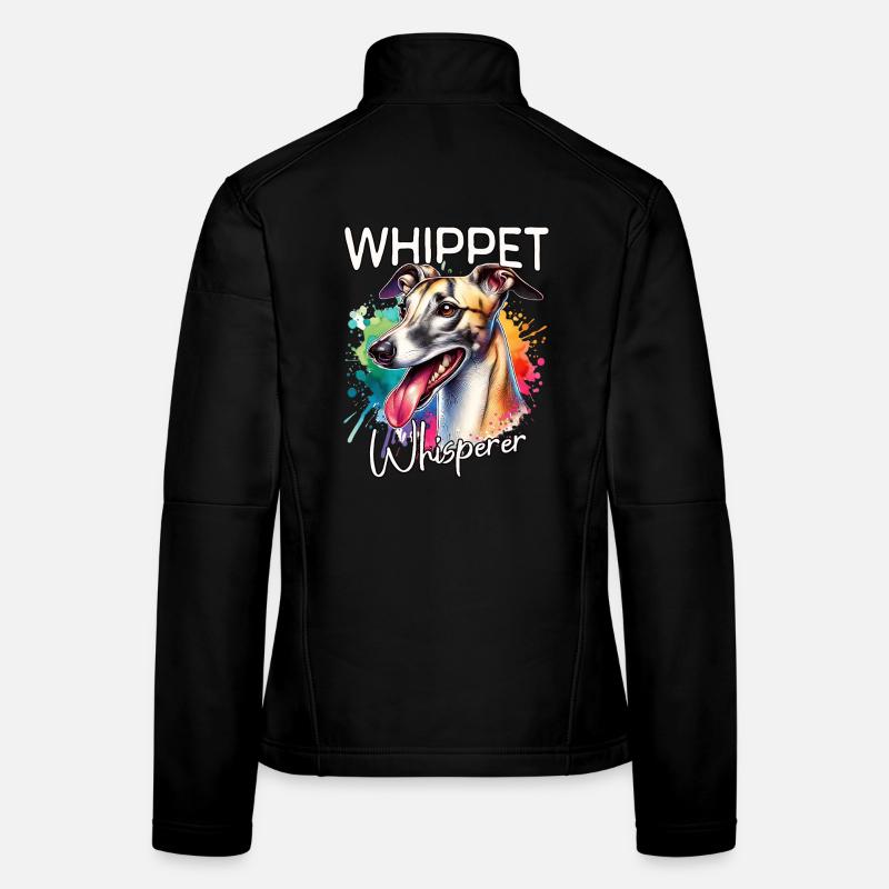 Windhund Flüsterer Frauen Softshelljacke