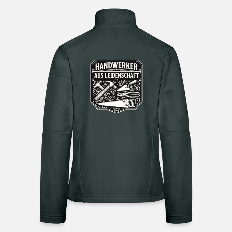 Handwerker Leidenschaft Qualität Tradition Frauen Softshelljacke