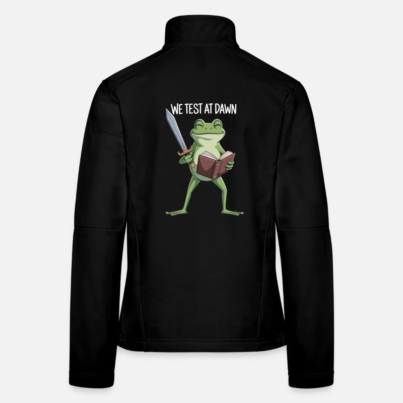 Épée et Livre de la Grenouille de Test de l’Aube Veste en tissu softshell Femme