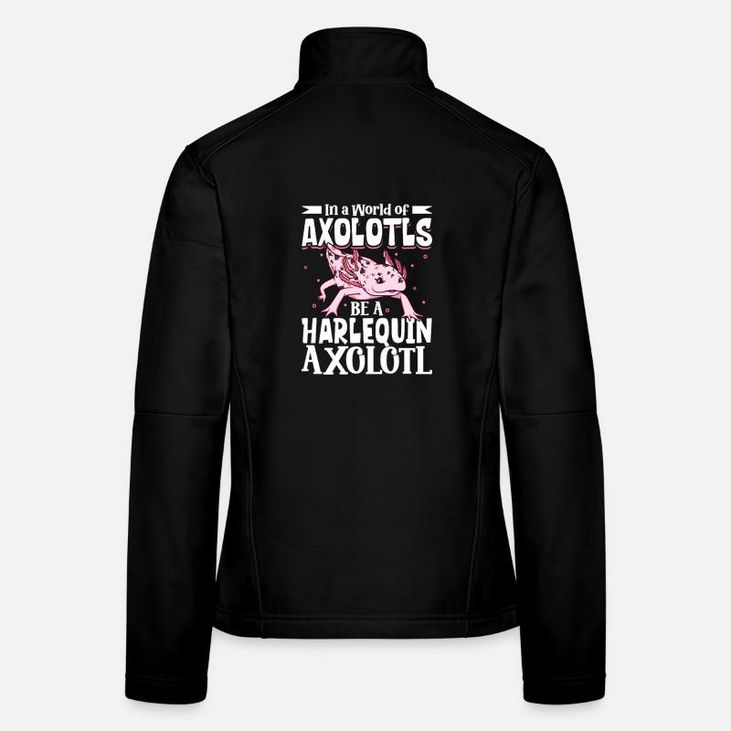 Be a Harlequin Axolotl Women's Softshell Jacket
