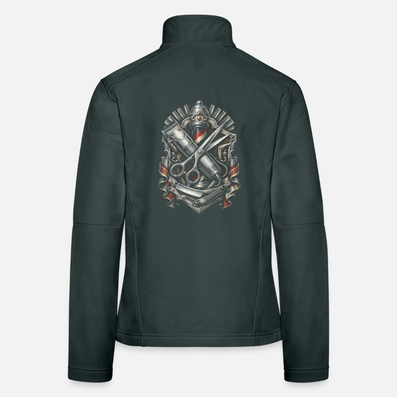 Barber Barbier Veste en tissu softshell Femme