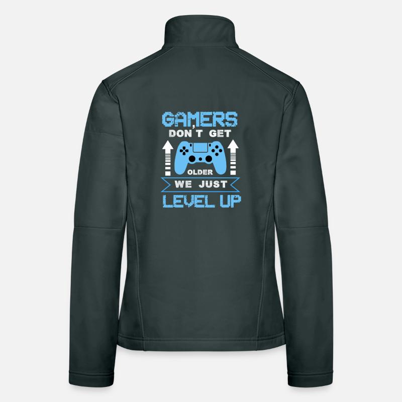 Gamers_dont_get_old_we_just_level_up Women's Softshell Jacket