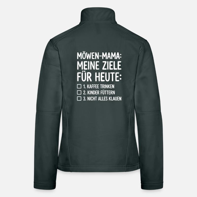 MöwenMama Ziele Checkliste Lustig Frauen Softshelljacke