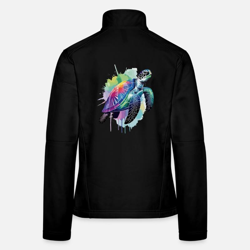 Sea turtle, turtle, water turtle Women's Softshell Jacket