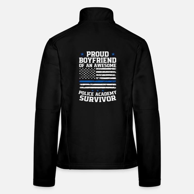 Stolzer Freund einer großartigen Polizeiakademie Frauen Softshelljacke