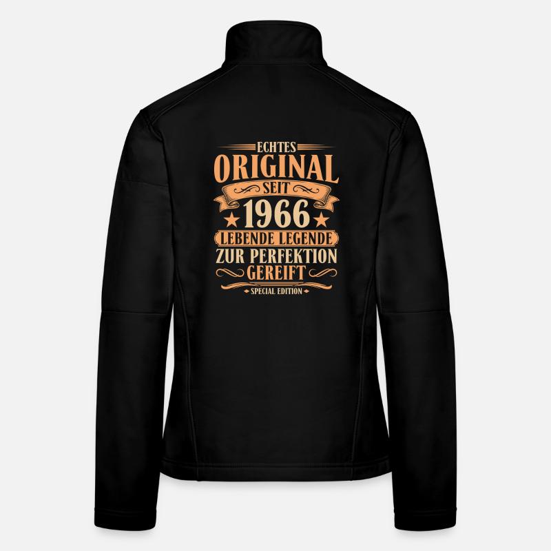 Original seit 1966 – 60. Geburtstag Retro Frauen Softshelljacke