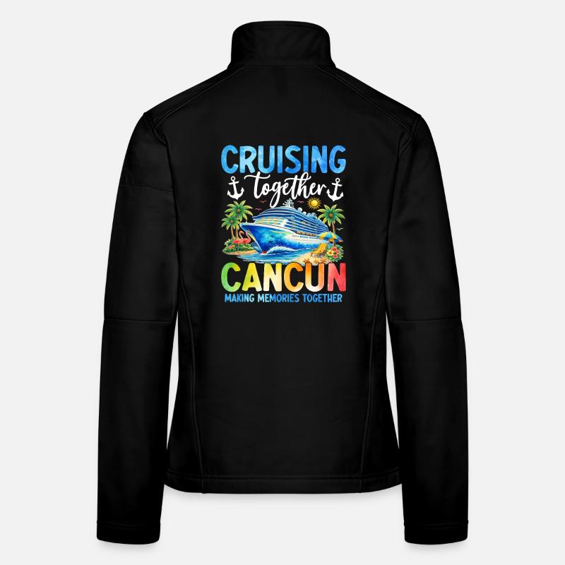 Croisière ensemble à Cancún Veste en tissu softshell Femme