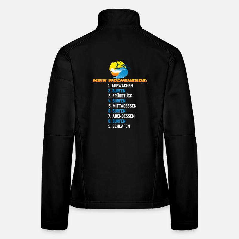 Mein Surf-Wochenende – Surf Schedule Frauen Softshelljacke
