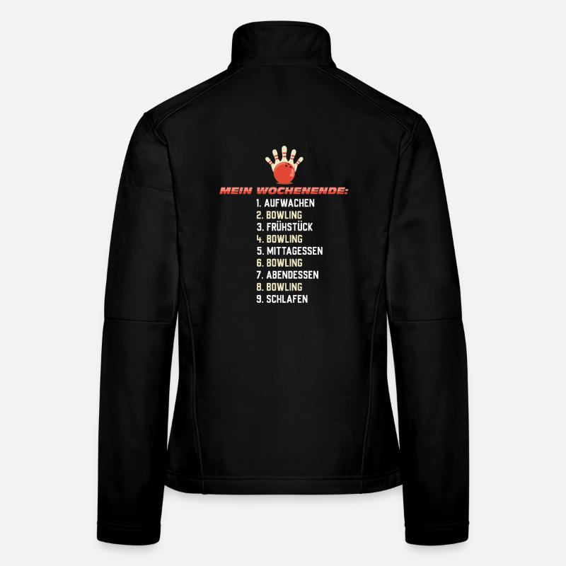 Mein Bowling Wochenende – Club Geschenkidee Frauen Softshelljacke