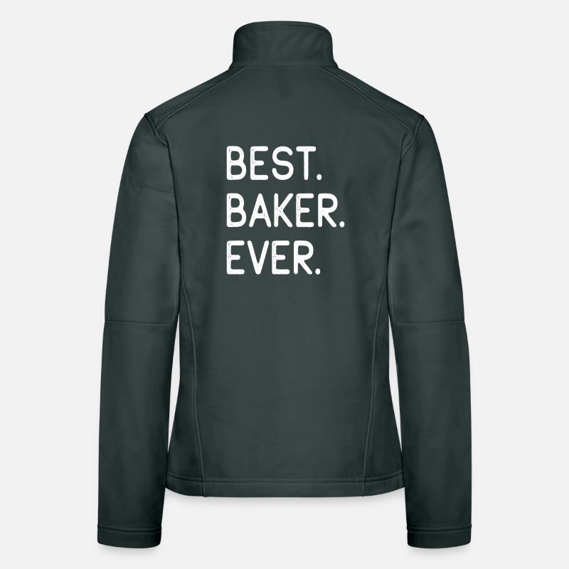 Meilleur Boulanger de tous les temps Bester Bäcker Aller Zeiten Veste en tissu softshell Femme