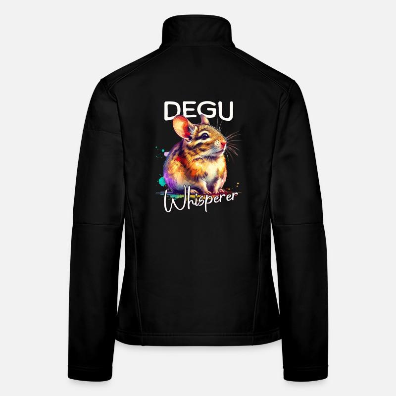 Degu Flüsterer Frauen Softshelljacke