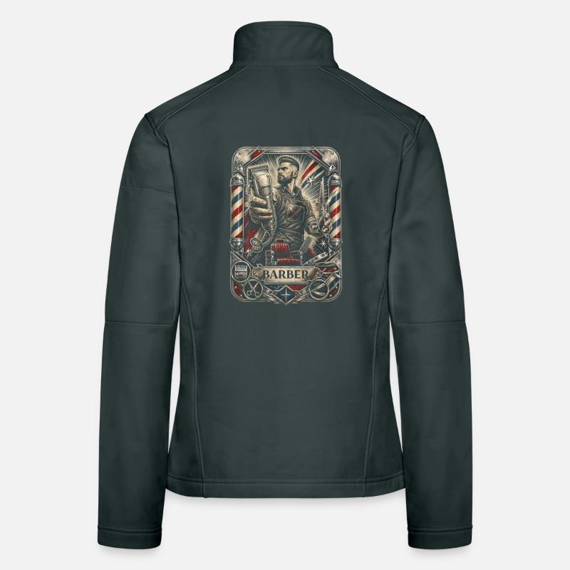 Barber Barbier Veste en tissu softshell Femme
