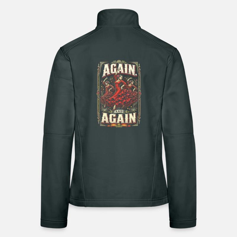 Flamenco Again And Again Frauen Softshelljacke