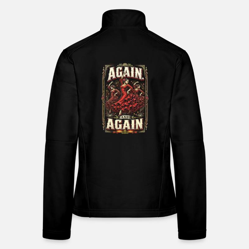 Flamenco Again And Again Frauen Softshelljacke