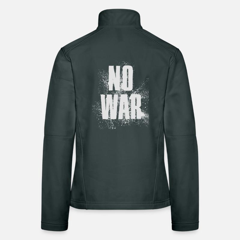 NO WAR – Statement for peace against war Women's Softshell Jacket