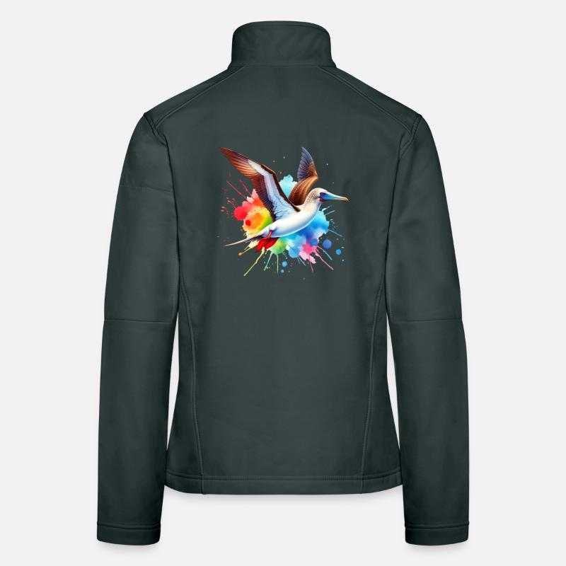 Red-footed booby gift Women's Softshell Jacket
