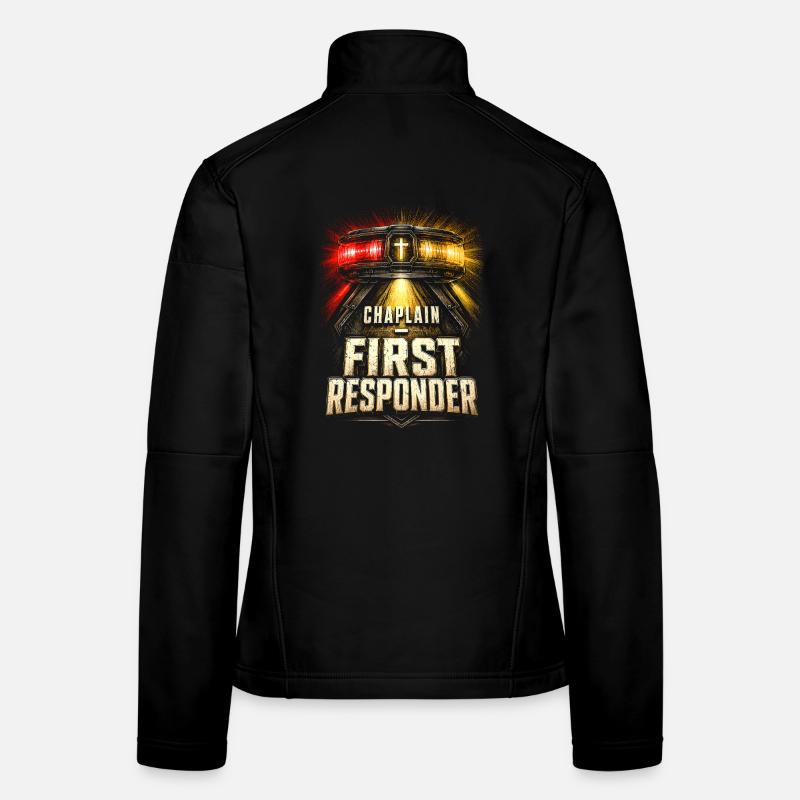 Chaplain Cleric Pastor Chaplain First Responder Women's Softshell Jacket