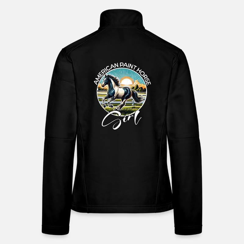 Paint Horse Mädchen Paint Horse Frauen Softshelljacke