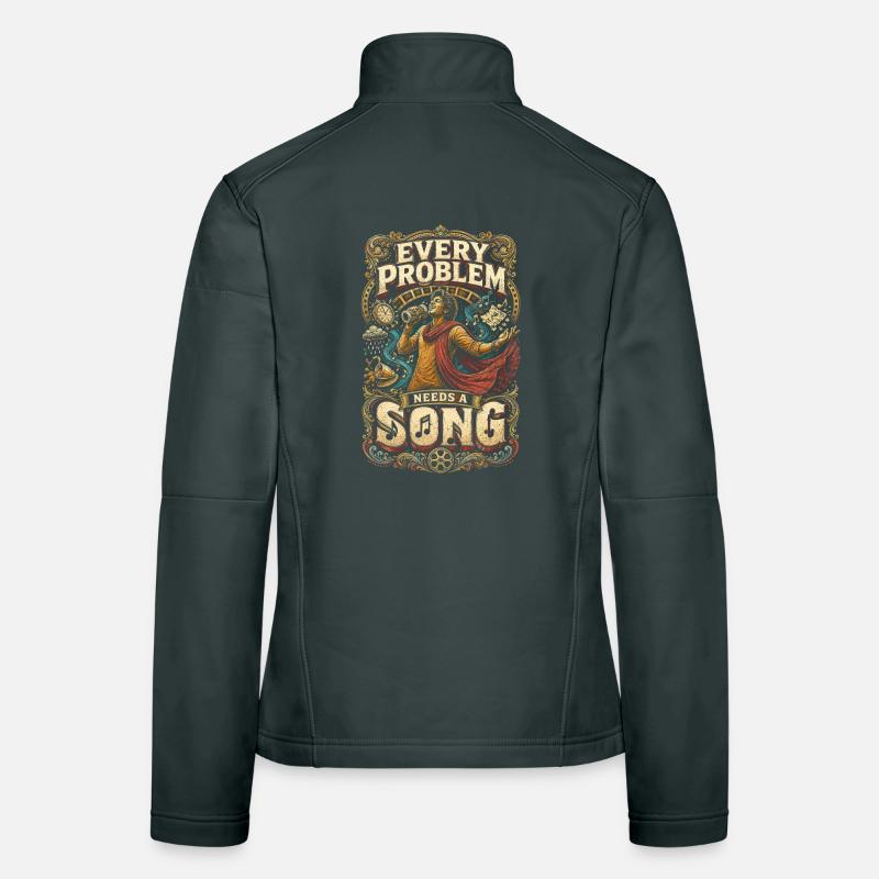 Bollywood Every Problem Needs A Song Frauen Softshelljacke