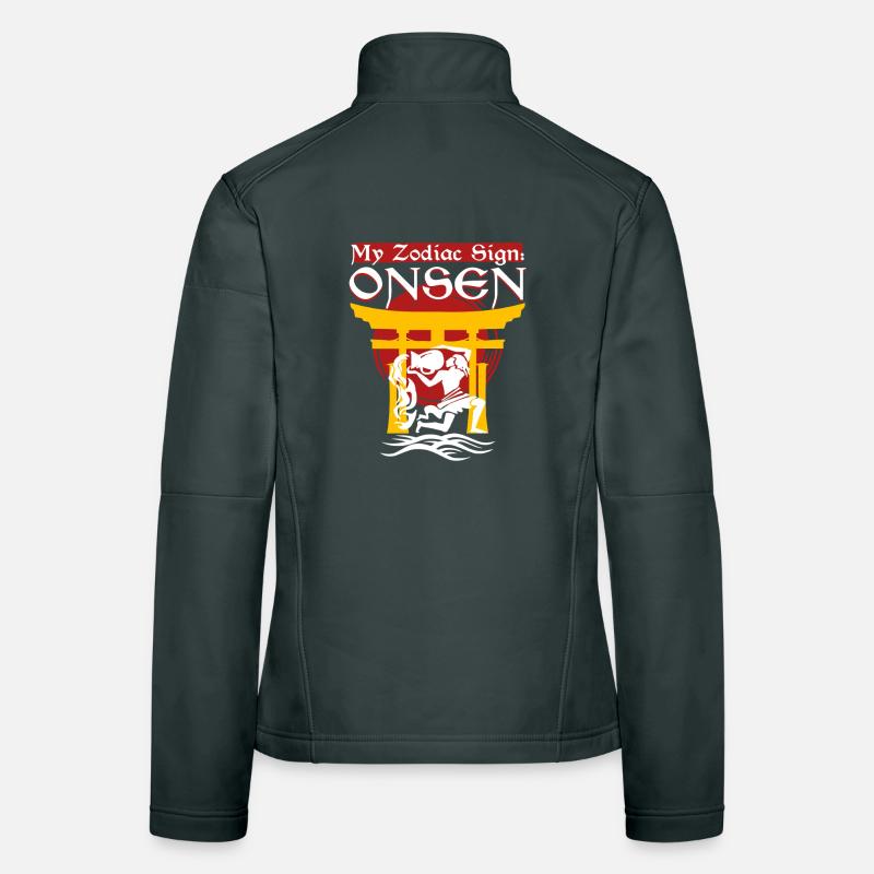 Onsen Hot Spring Bath Women's Softshell Jacket