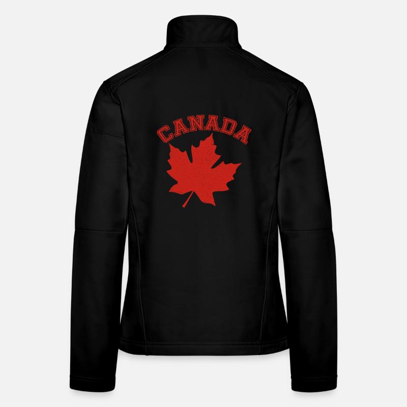 Kanada-Ahornblatt Stolzer kanadischer Kanada-Pride Frauen Softshelljacke