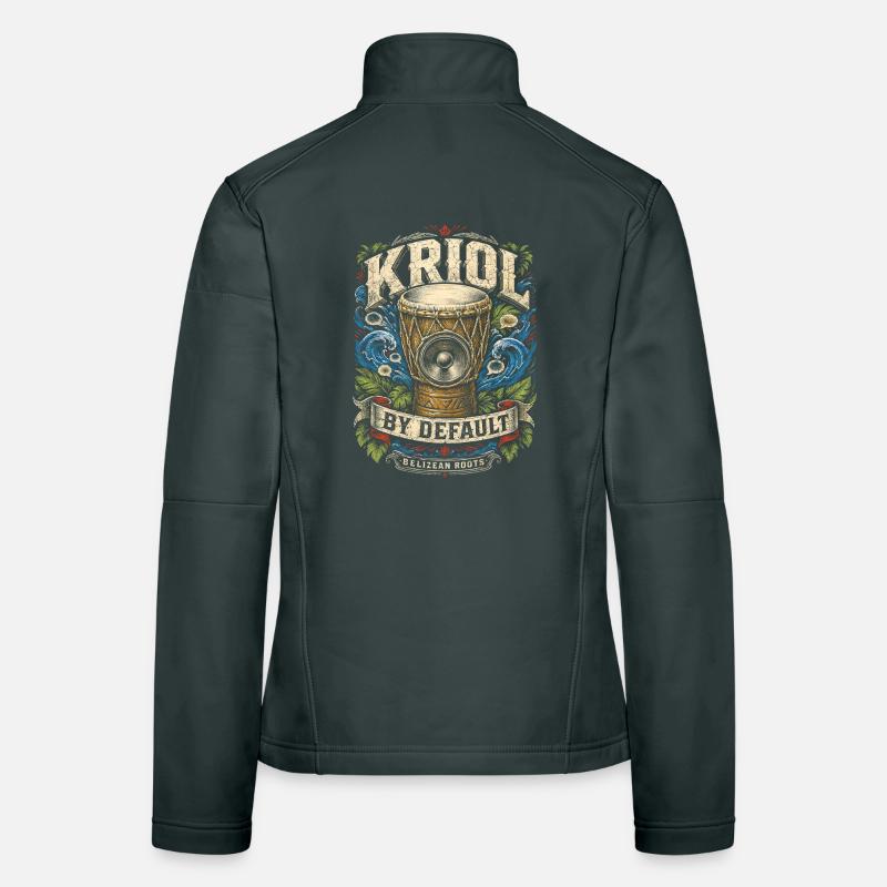 Belize Belizische Wurzeln Kriol By Default Frauen Softshelljacke