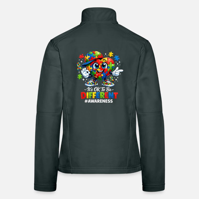 It's OK To Be Different Autismus Awareness Puzzle  Frauen Softshelljacke