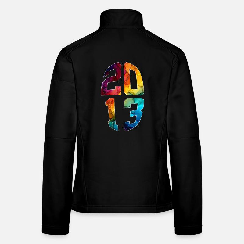 13 ANS 2013 13E ANNIVERSAIRE Veste en tissu softshell Femme