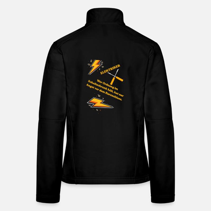 Elektriker T-Shirt Lustiges Geschenk Beruf Humor!! Frauen Softshelljacke