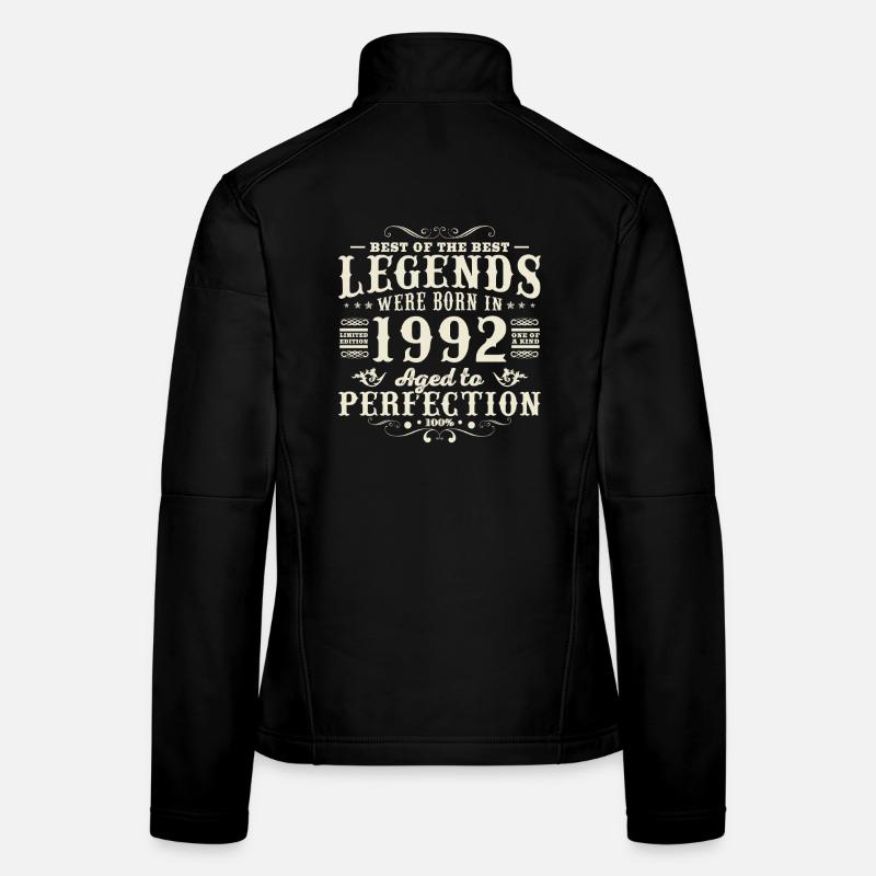 1992 Vintage 1992 Geburtstagsgeschenk Frauen Softshelljacke