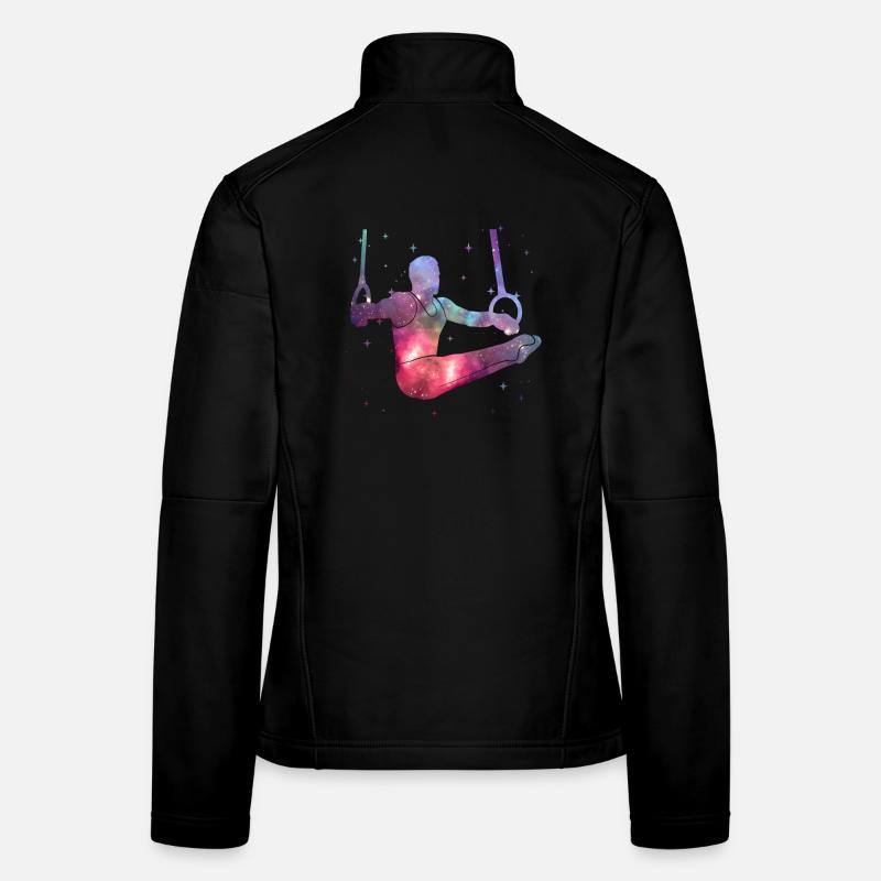 Gymnastics Gymnastics Ring Gymnastics Space Gymnastics Women's Softshell Jacket