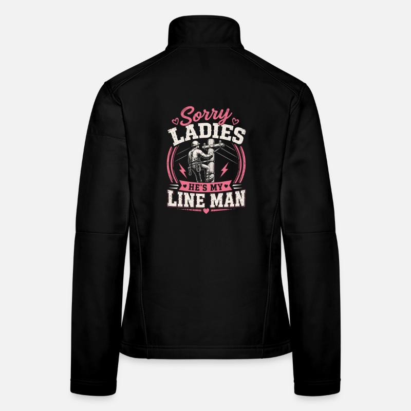 Ehefrau Von Einem Strom Profi Leitung Frauen Softshelljacke
