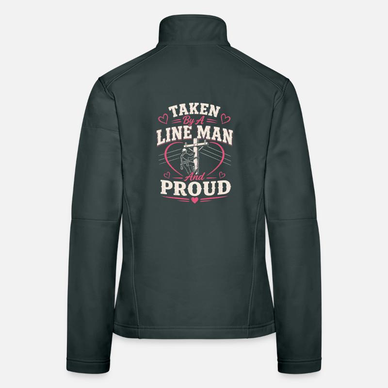 Épouse de Fier Lineman Câble Veste en tissu softshell Femme