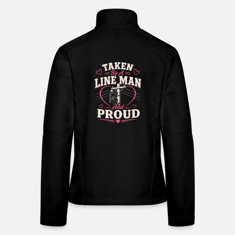 Épouse de Fier Lineman Câble Veste en tissu softshell Femme
