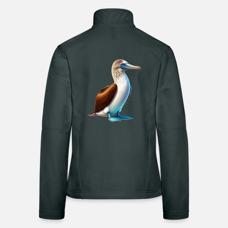 blue-footed booby Women's Softshell Jacket