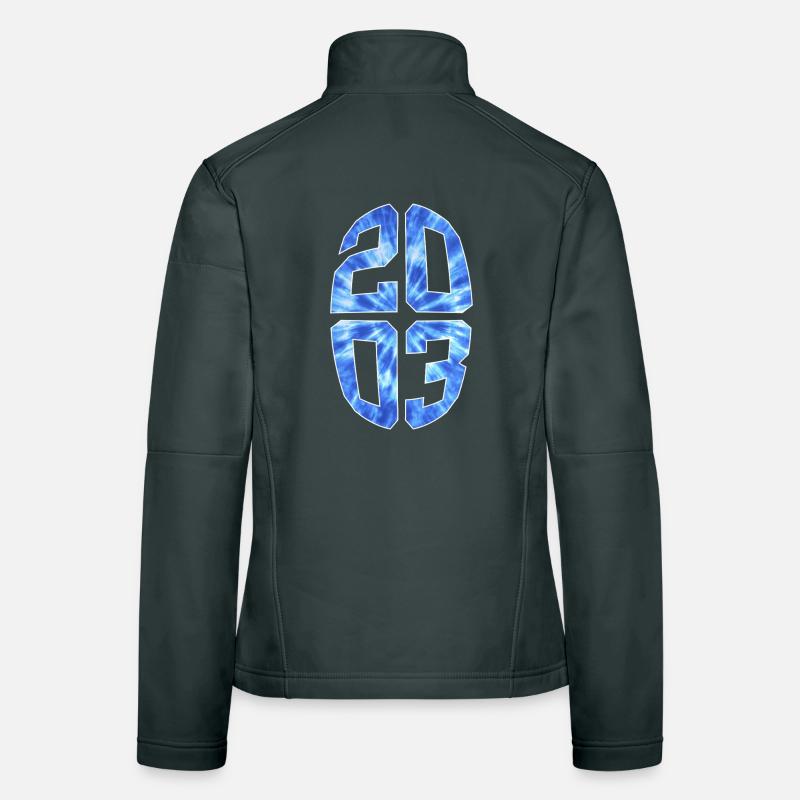 23 ANS 2003 23E ANNIVERSAIRE Veste en tissu softshell Femme
