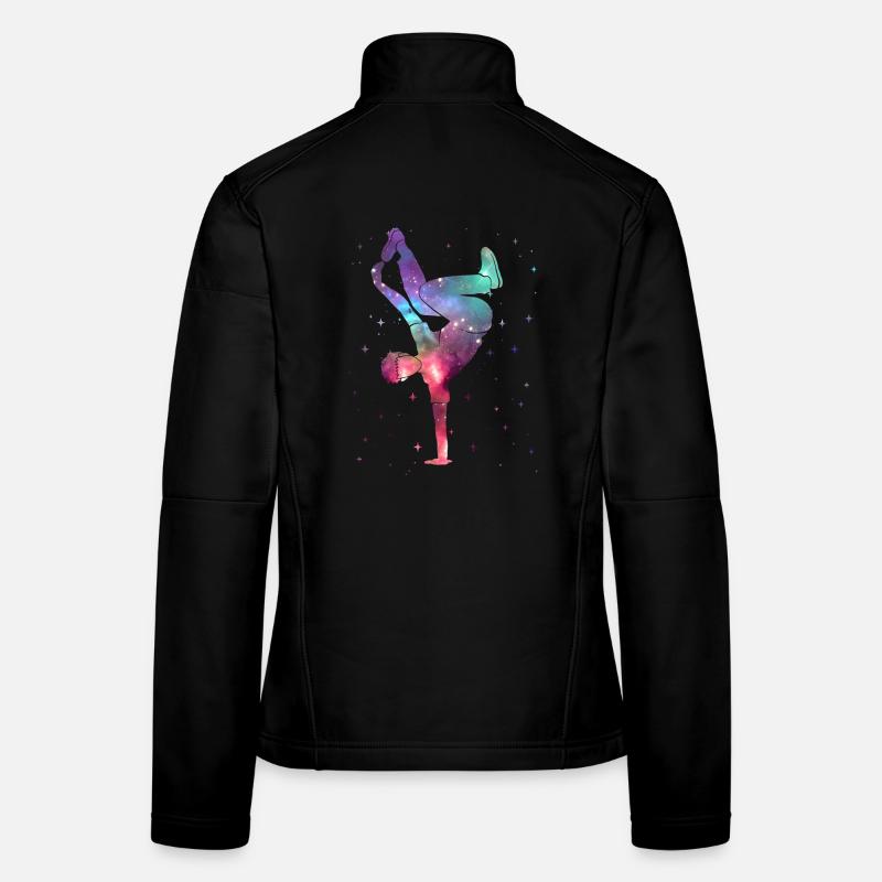 Breakdancing Breakdancer Weltraum Breakdance Frauen Softshelljacke
